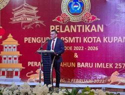 Terpilih Aklamasi, Fransisco Bessi Resmi Dilantik Jadi Ketua PSMTI Kota Kupang