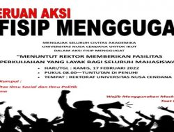 Mahasiswa Demo Tuntut Rektor Undana Siapkan Fasilitas Pendidikan yang Layak
