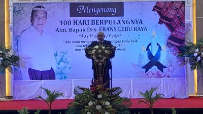 Mengenang 100 Hari Kepergian Mendiang Frans Lebu Raya