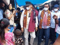 Tinjau Pasar Pada, Gubernur Imbau Manfaatkan Kredit Yang Diberikan Dengan Baik