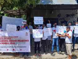 Komunitas Jokpro NTT Gelar Aksi Dukung Jokowi Tiga Periode