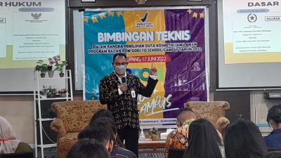 BPOM Kupang Gelar Bimtek Pemilihan Duta Kosmetik dan Jamu Aman Tahun 2022