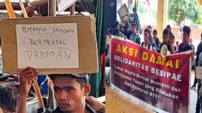 Mahasiswa Gelar Aksi Demo, Sebut Pemimpin Jangan Bermental Preman