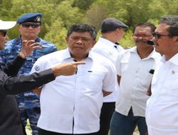Menteri Kelautan dan Perikanan Tinjau Lahan Tambak Garam Nunkurus