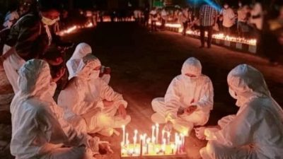 Gelar Aksi 1000 Lilin, APH Diminta Audit Uang Nakes Rp5,6 Miliar di Pemda Flotim