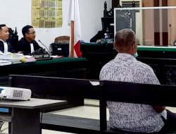 Hakim Tolak Eksepsi Terdakwa Paulus Igo Geroda