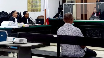 Hakim Tolak Eksepsi Terdakwa Paulus Igo Geroda