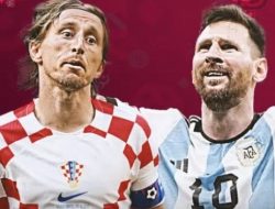 Argentina vs Kroasia, Panggung Lionel Messi dan Luka Modric