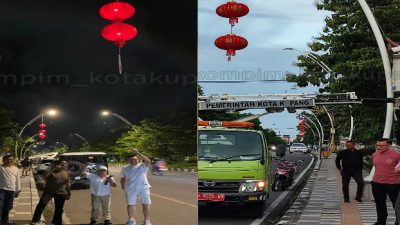 Pemkot Kupang Gandeng Peguyuban Tionghoa Pasang Lampion di Sepanjang Jalan El Tari