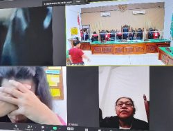 Terdakwa Ira Ua Jalani Sidang Vonis Secara Online