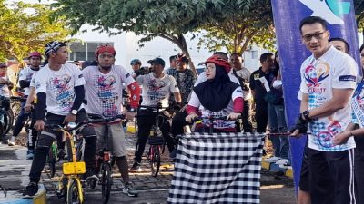 Olahraga Sambil Beramal, Wakapolda NTT Lepas Ratusan Peserta Fun Bike di Kota Kupang