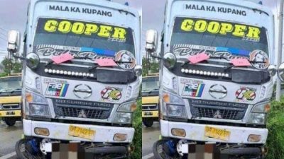 Tragis! Pengendara Sepeda Motor di Kupang Tewas Tertabrak Bus