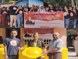 GMC NTT Beri Bantuan Tandon Air untuk Warga di Desa Noemeto TTS