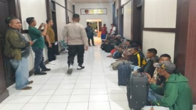 Polisi Amankan 19 Tenaga Kerja Ilegal yang Hendak Dikirim ke Kalteng