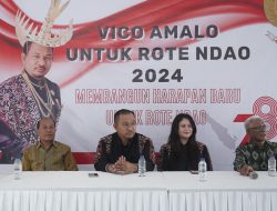 Vico Amalo Deklarasi Maju Calon Bupati Rote Ndao di Pilkada 2024