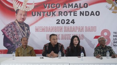 Vico Amalo Deklarasi Maju Calon Bupati Rote Ndao di Pilkada 2024