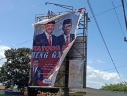 Baliho Jokowi dan Ganjar yang Dicopot Warga Kupang Ternyata Dipasang Sekelompok Orang Bercadar