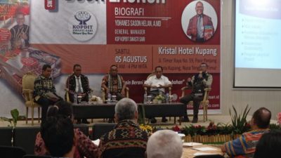 Buku Biografi Pengabdian 30 Tahun Sason Helan di Kopdit Swasti Sari Resmi Diluncurkan