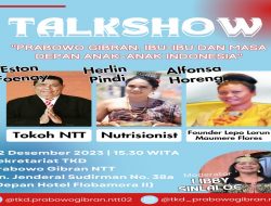 Sambut Hari Ibu, TKD NTT Gelar Talkshow “Prabowo-Gibran, Ibu-Ibu dan Masa Depan Anak Indonesia”