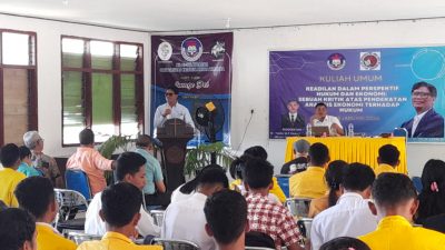 Gelar Kuliah Umum di UKAW Kupang, Prof. Yafet Kritik Dominasi Kapitalisme di Indonesia