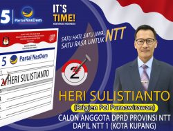 Caleg DPRD NTT Heri Sulistianto Minta Doa dan Dukungan Warga Kota Kupang