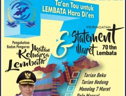 Peringati Statement 7 Maret, Warga Lembata Gelar Temu Akbar dan Pengukuhan Anggota IKL Kupang