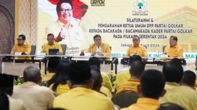 Airlangga Pastikan Calon Kepala Daerah yang Diusung Partai Golkar Tanpa Mahar