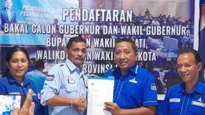 Bertarung di Pilkada Lembata, Gabriel Suku Kotan Resmi Daftarkan Diri ke Partai Demokrat