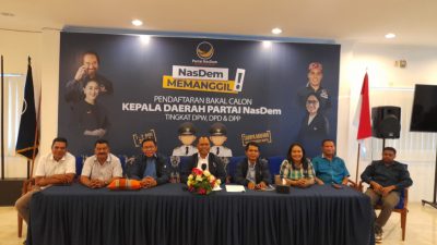 DPW NasDem NTT Buka Pendaftaran Calon Kepala Daerah Tanpa Mahar Politik