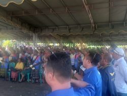 Ribuan Massa Sambut Laka Lena di Sonaf AYO, Pastikan Kemenangan Melki-Johni di TTS