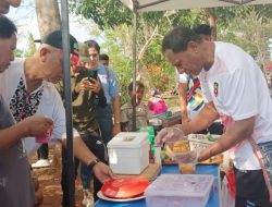 Burger Gratis ala Johni Asadoma di Arena CFD Kupang, Warga: Kami Dukung Melki-Johni!