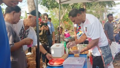 Burger Gratis ala Johni Asadoma di Arena CFD Kupang, Warga: Kami Dukung Melki-Johni!