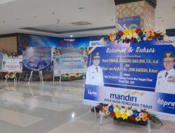 Karangan Bunga Ucapan untuk Melki-Johni Berjejer Rapi di Lobi Lantai Satu Kantor Gubernur NTT