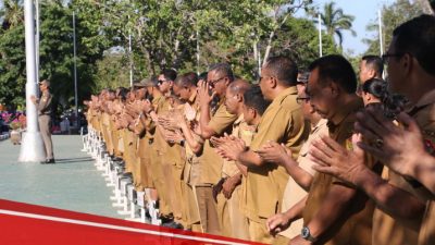 450 ASN Terlambat Ikut Apel, Gubernur Melki: Jangan Jadi Virus untuk Rekan Kerja