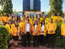 Melki Laka Lena Pimpinan Ziarah ke TMP Dharmaloka Peringati HUT ke-61 Partai Golkar