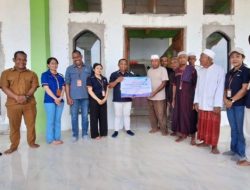 Bank NTT Salurkan Bantuan untuk Bangun Masjid Chairul Huda Konggang di Manggarai
