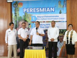 Melki Resmikan Dapur Flobamorata, Apresiasi Karya Siswa SMK 3 Kupang