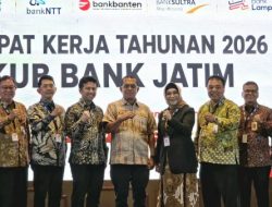 Melki Laka Lena dan Dirut Bank NTT Hadiri Raker KUB Bank Jatim di Jakarta