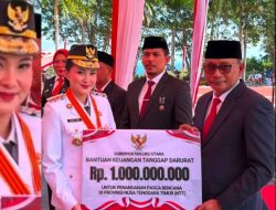 Pemprov Malut Salurkan Rp1 Miliar untuk Bantu Korban Gempa di Flores