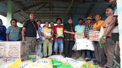 Melki Bawa Bantuan ke Tiga Desa di Riung yang Sempat Terisolasi Pascagempa