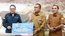 PT Freeport Bantu Rp2,5 Miliar hingga Bangun Huntara dan Sekolah Darurat di Flores